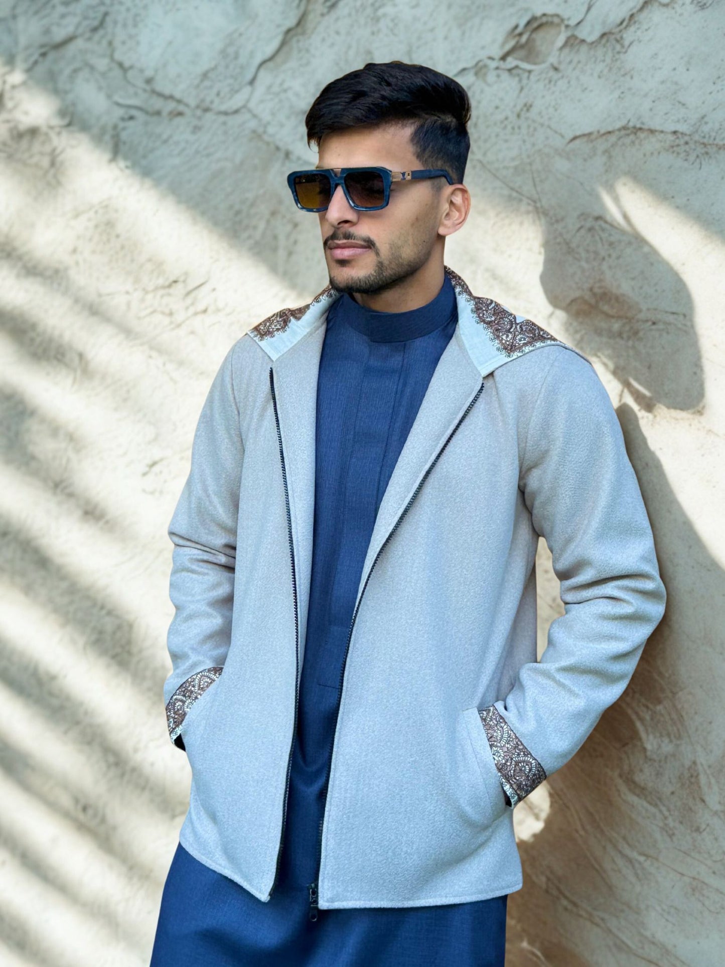 جاكيت الشال ( بيج رملي )