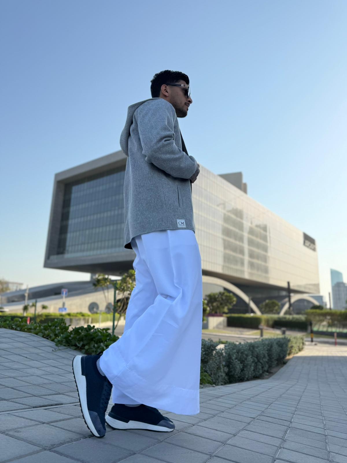 جاكيت الشال ( رصاصي )