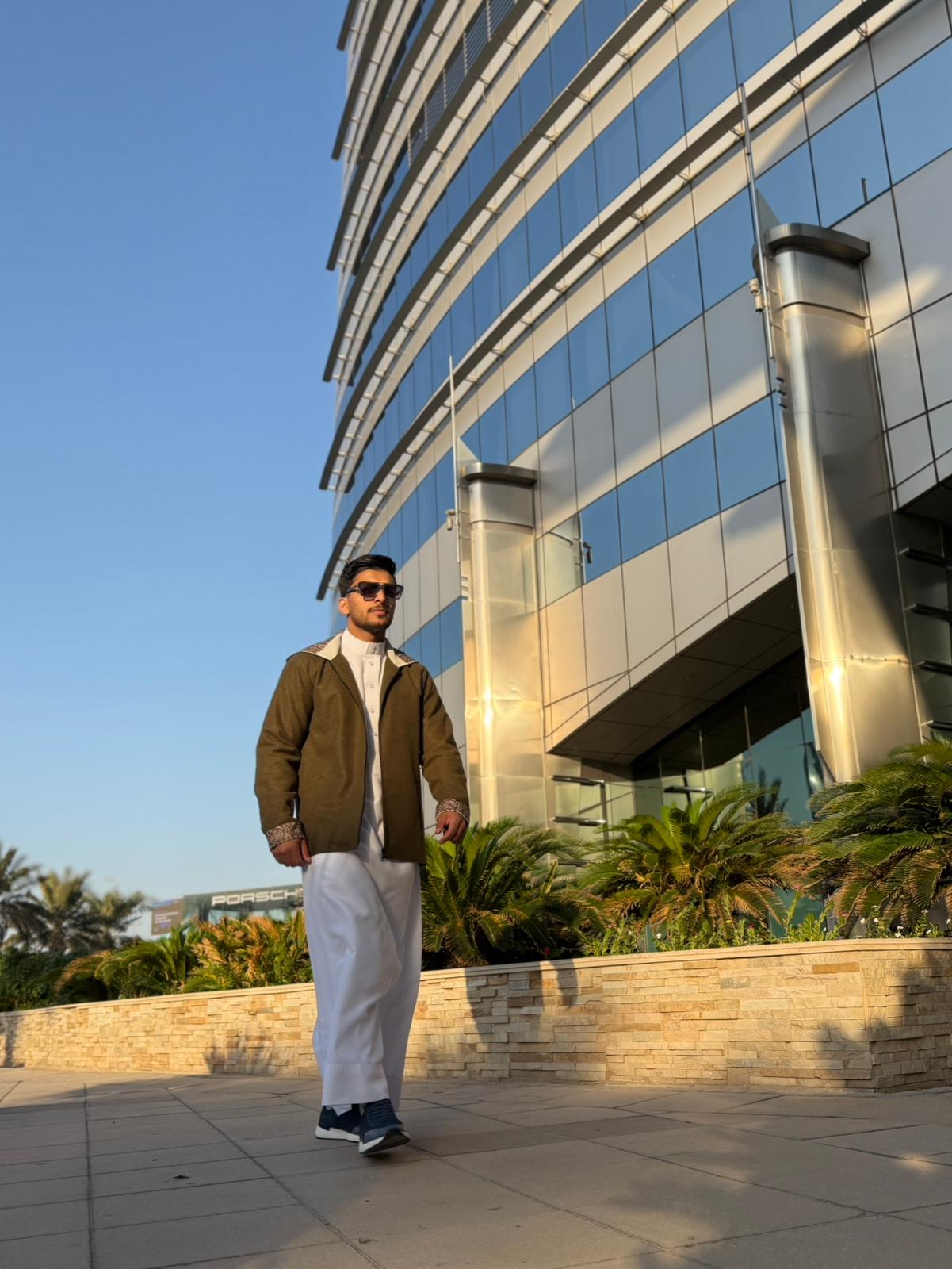 جاكيت الشال ( اخضر زيتي )